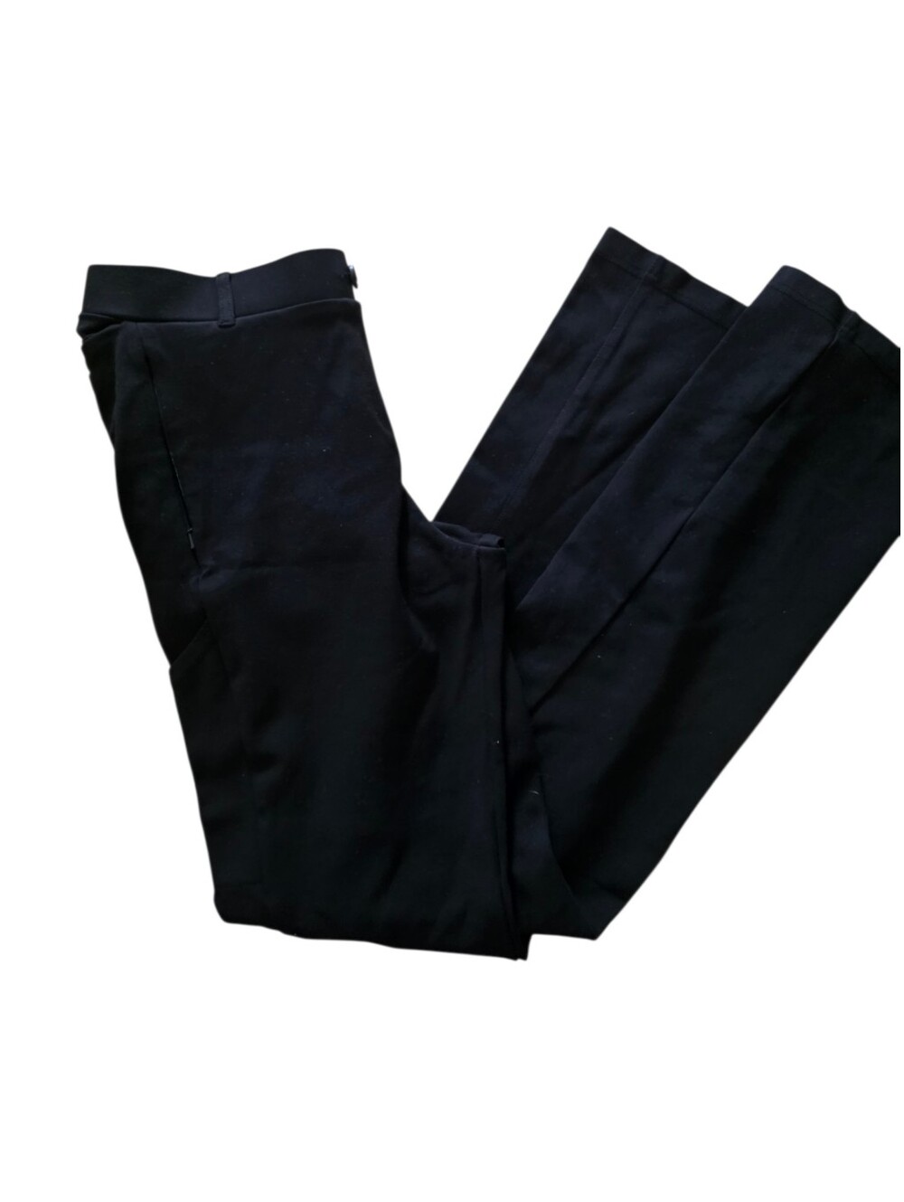 Betabrand XL long black straight leg pull on pants